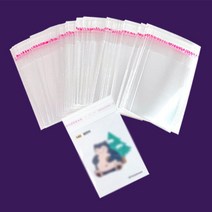 포켓몬 호빵 띠부띠부씰 전용 OPP봉투 100매 띠부띠부씰북 띠부씰바인더 빵스티커북, OPP봉투(100매)