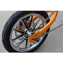 자전거트레일러 14 inch 16 all-in-one aluminum alloy wheel set front and rear tires folding hub, 07 16 inch front wheel