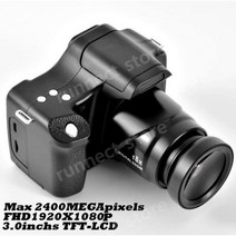 전문 18x Hd 디지털 카메라 Mirrorless 1080p 3.0 인치 Lcd 화면 Tf 카드 사진, 광각렌즈