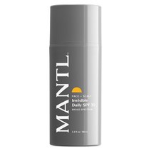MANTL 페이스 두피 모발 인비저블 데일리 선크림 선젤 SPF 30 브로드 스펙트럼, NO_COLOR