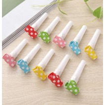 코끼리 나팔 삑삑이 피리 장난감 선물 생일 홈 파티 구디백 6p, 핑크_10p