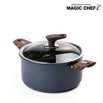 PGM1*^몰매직쉐프 인덕션 냄비 찌개 라면 조리 20cm 블루 티타늄코팅 주방용품 유리뚜껑 양수 사용가능 리빙 넘침방지 키친^*1췤pgm, a^^*옵션없슴, a^^*옵션없슴