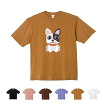 TCTo-106 프렌치불독 개 반려견 오버핏 반팔티셔츠