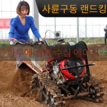 미니 경운기 추레라 밭가는 기계 텃밭 경작기 관리기, 벨트 170 더블 체인 레일 가솔린 모델