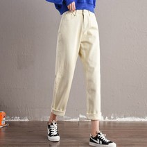 NEW 힙한 레트로 스트리트 럭셔리 데님 팬츠 청 빈티지 스트레이트 엄마 청 느슨한 블루 발목 길이 캐주얼 streetwear 하렘 청 청바지