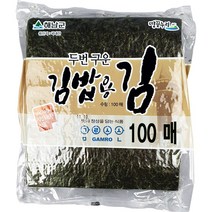두번구운 김밥김 100매 김밥김, 1개, 220g