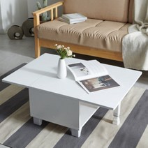 이케아 낮은 접이식 우드 거실 좌탁 테이블 국내제작 티테이블 원룸 신혼부부 수납형 간이식탁, C7160 수납장, 그레이