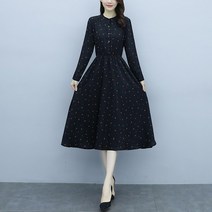 넷투넷코리아 여성 롱 원피스 쉬폰 플라워 A라인 캐주얼 데일리룩