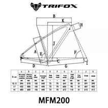 TRIFOX-29er 풀 카본 파이버 MTB 하드 테일 프레임 MFM200 15.5/17/19 인치 오일/기계식 디스크 브레이크 최대 34T, 15.5, Old yellow