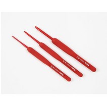 [뜨개마루] 튤립 에티모 레드 코바늘 낱개 ( 모사용), 5호 (3mm)