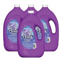 샤프란 실내건조 섬유유연제 아로마 브리즈3.1L 용기, 4개, 3.1L