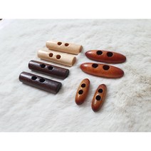[가방 부자재] 떡볶이 단추 모음, 타원형 (소) 2개