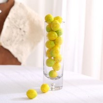 미니 설 익은 레몬 모형 20P (2cm)