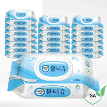 깨끗한나라 친환경물티슈 캡형 70매 20팩 e302, 베이비케어 안심 천연 아기물티슈 캡형 70매 10팩