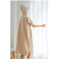 샤워가운 목욕타올 입는 바스 대형 수건 비치 원피스, 진핑크목욕가운