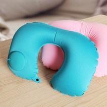 여행용 목베개 에어펌프 기내용 휴대용 차량