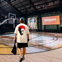 NBA 로드밴 반팔티 화이트/블랙