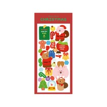 [헬로앤멜로] 크리스마스 씰스티커