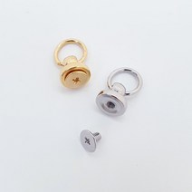 O링 솔트레지10mm 가죽공예 폰스트랩핸드폰스트랩 핸드폰케이스, 실버(OR)