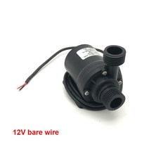 보일러 수리 교체 부품 800lh 5m dc 12v 24v 태양 브러시리스 모터 물 순환 급수 세척 펌프 잠수정 워터 펌프, 베어 와이어가 있는 12v