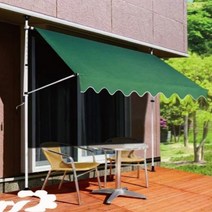차양막 매장 주택 고정 천 처마 캐노피 방수, 2m x 1.2m+화이트 브래킷+그린