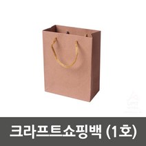 크라프트 쇼핑백 동대문 종이 가방 다회용백 옷가게 봉투 재활용 고급 1호 X10