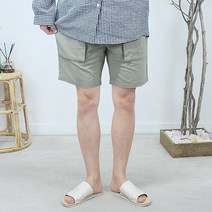 반즈하우스 남자 린넨 여름 밴딩 건빵 빅 포켓 반바지 숏팬츠 (4컬러)