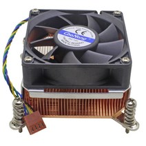 cpu쿨러 컴퓨터쿨러 램쿨러 공냉쿨러 2U 서버 CPU 쿨러 냉각 팬 구리 Skiving fin 히트 싱크 Intel Xeon LG, 한개옵션0
