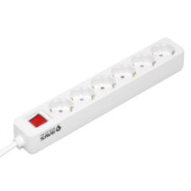 세이브에스 화재예방 자동소화 멀티탭 과부하 차단 화재예방 콘센트 6구 메인스위치형 전선길이 1.5m 3m 5m