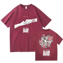 The First Slam Dunk 코튼 EU 사이즈 티 일본 만화 디자이너 남성 티셔츠 스트리트웨어 의류