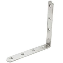 스텐 경첩 125x20 ㄱ자 꺽쇠 연결고리 싱크대 가구 옷장 욕실장 씽크대 스테인리스 코너철