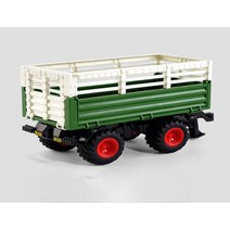 콤바인 농기계 농산물재배기 트랙터1/24 Rc 자동차 트랙터 트레일러 Led 헤드 라이트 농장 장난감 세트 원, 04 livestock hauler