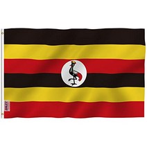 Anley Fly Breeze 3x5 Feet Uganda Flag - Vivid Color and Fade Proof - Canvas Header and Double Stitch, 1