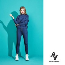 아키클래식아이콘로고맨투맨조거팬츠세트네이비외AKAHAW21309SETZ