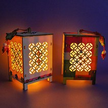 미니 전통전등 조명 5인용 만들기 공예 재료