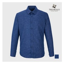 인디안 TREMOLO 솔리드 네이비 캐주얼 셔츠 _ TRNNLXY1106