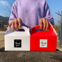 고급 종이박스 답례품 선물용 케이스 어린이집 선물 종이상자 손잡이 초콜릿 마카롱 쿠키 조각케이크, 실버