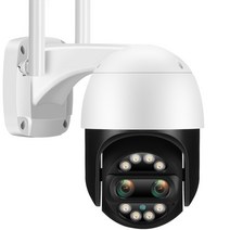 EVKVO 실내외 800만 화소 듀얼 렌즈 4K CCTV 방수 카메라 보안 무선 Wi-Fi CCTV 감시카메라 가정용, 8MP Camera With 64G Card