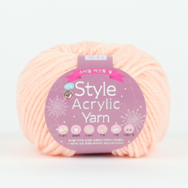 [슬로우플로우] 스타일 아크릴 얀 45g STYLE ACRYLIC YARN [블랭킷실 인형실 소품실], 18 누드, 1개