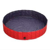 에코벨 접이식 애견욕조 특대형/애견 강아지 수영장 풀장 샤워, 접이식 애견욕조 매트 특대형 블루