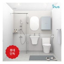[이누스바스] *[이누스 ] 프리미엄 타일 욕실리모델링 패키지 파스텔블랑 (공용/거실), 선택:욕조