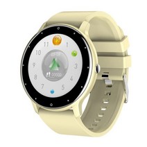 자전거 심박계 심박수 측정기 Huawei ZL02d 스마트워치 블루투스 방수 온도 혈압 및 혈액 산소 모니터링, Light Yellow