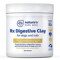 고양이와 개의 위장 완화를 위한 소화용 rx 클레이. 고양이와 개 설사약. 고양이와 개의 설사에 대한 고양이와 개 위장 장애 약. 초대형 210g. 수의학 등급.