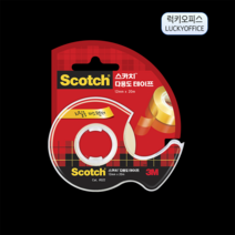 럭키오피스_3M 스카치 다용도 테이프 12mm/18mm(522/523/581/583), 1개, 523