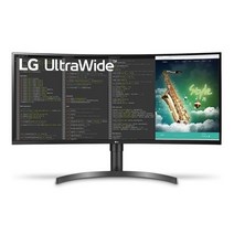 LG전자 88.9cm WQHD 커브드 모니터, 35WN65C