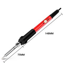 Iron Soldering 60W Adjustable Temperature Electric Rework Station Mini Handle Heat Pencil Welding Re, 05 Red_01 60w_01 미국, 1개
