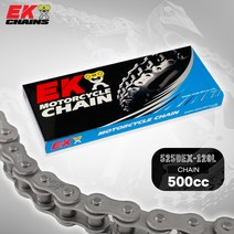 EK체인 쿼드라 X링 500cc 미들 체인 520DEX-120L