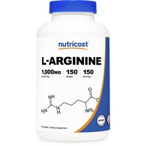 뉴트리코스트 L-아르기닌 1000mg 타블렛, 150개입, 1개