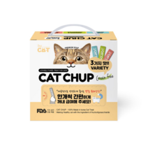 바이캣 캣찹 버라이어티 닭프 + 닭프 + 참해 고양이 간식 혼합맛 3종 x 20p 세트, 10세트, 닭고기유산균+닭고기크린베리+참치해산물 혼합맛