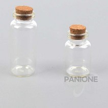 원샵 코르크 마개병 소형 코르크병 유리용기 밀폐유리병, 30x60mm, 1개